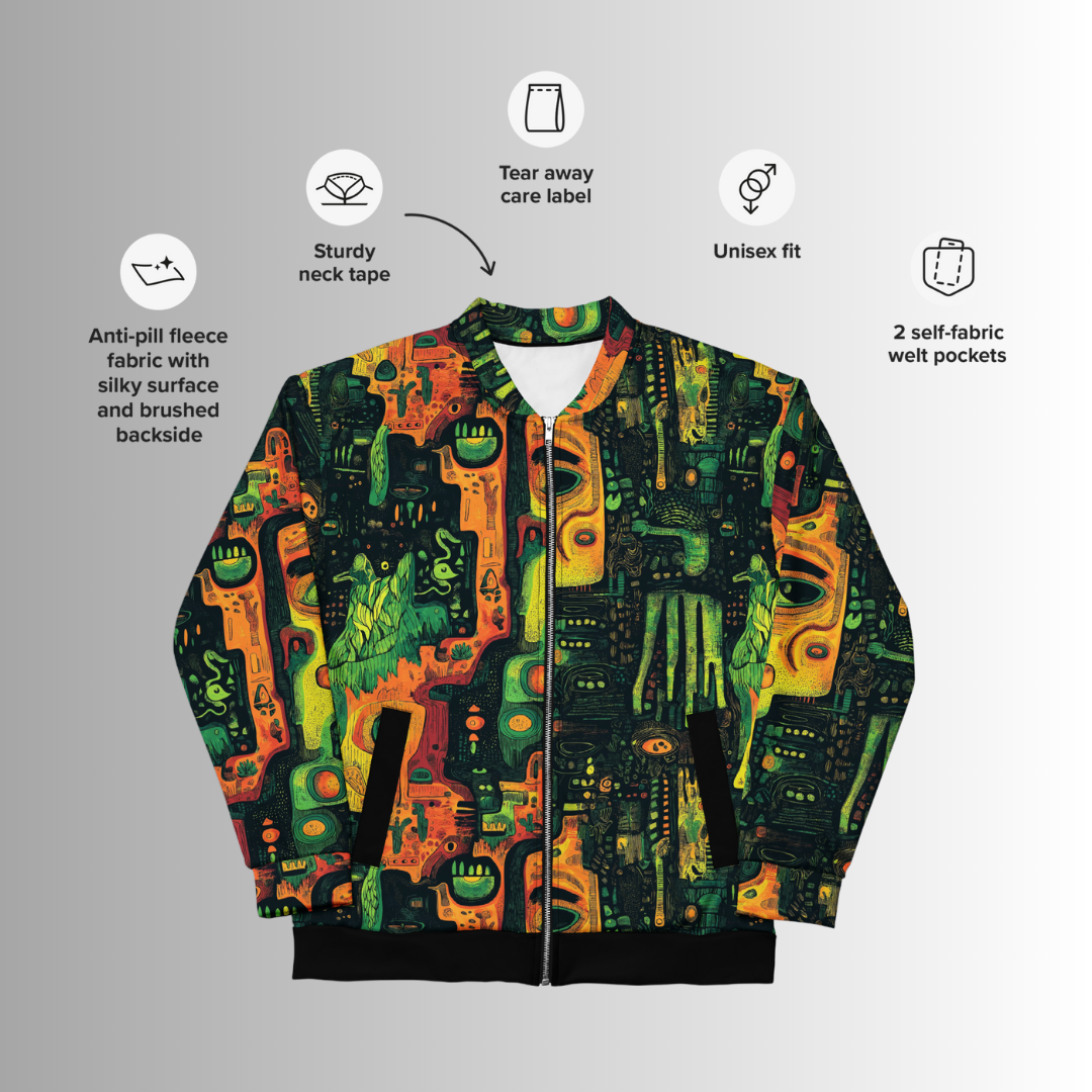 AMAZON TRIPCODE Unisex Bomber Jacket (D07)