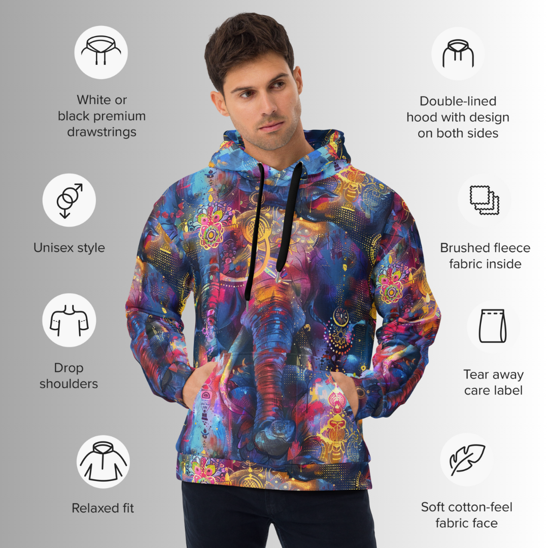 SACRED TUSK DREAM Unisex Pullover Hoodie (D06)