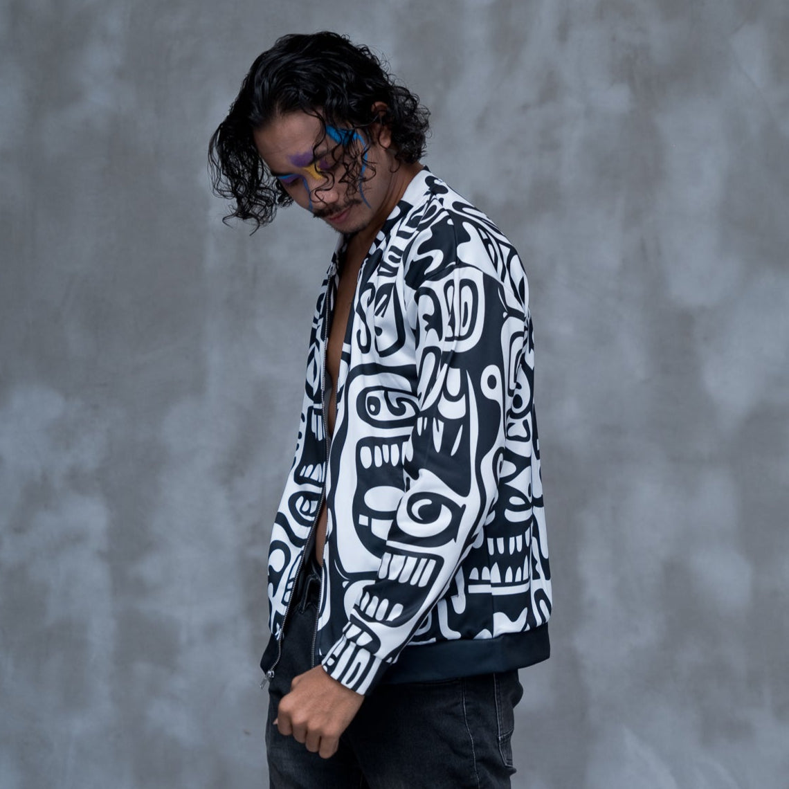 TOTEMIC VIBES Unisex Bomber Jacket (D05)