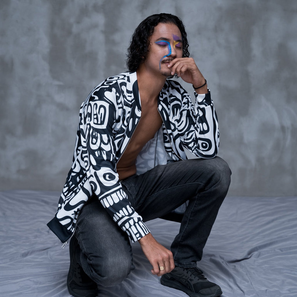 TOTEMIC VIBES Unisex Bomber Jacket (D05)