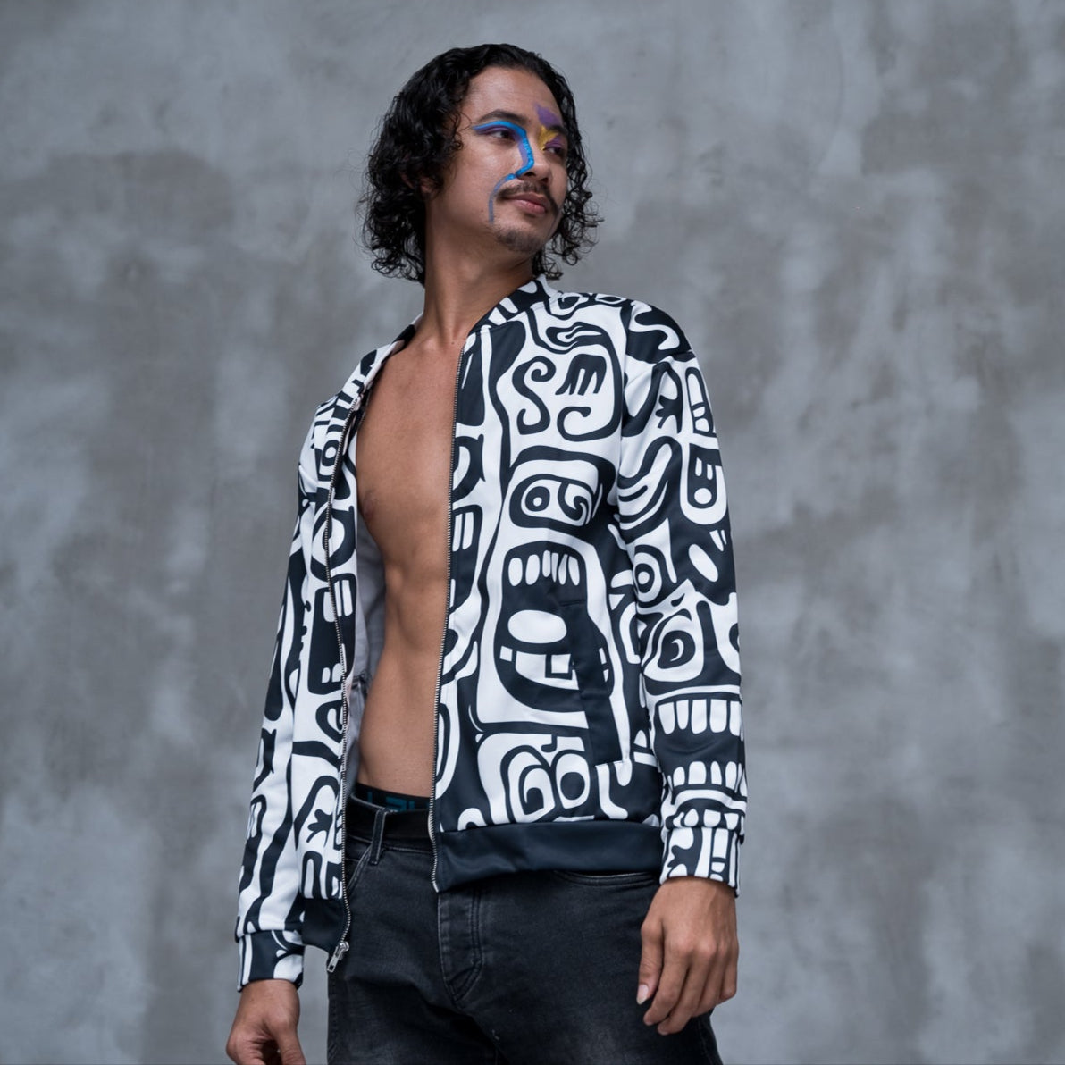 TOTEMIC VIBES Unisex Bomber Jacket (D05)