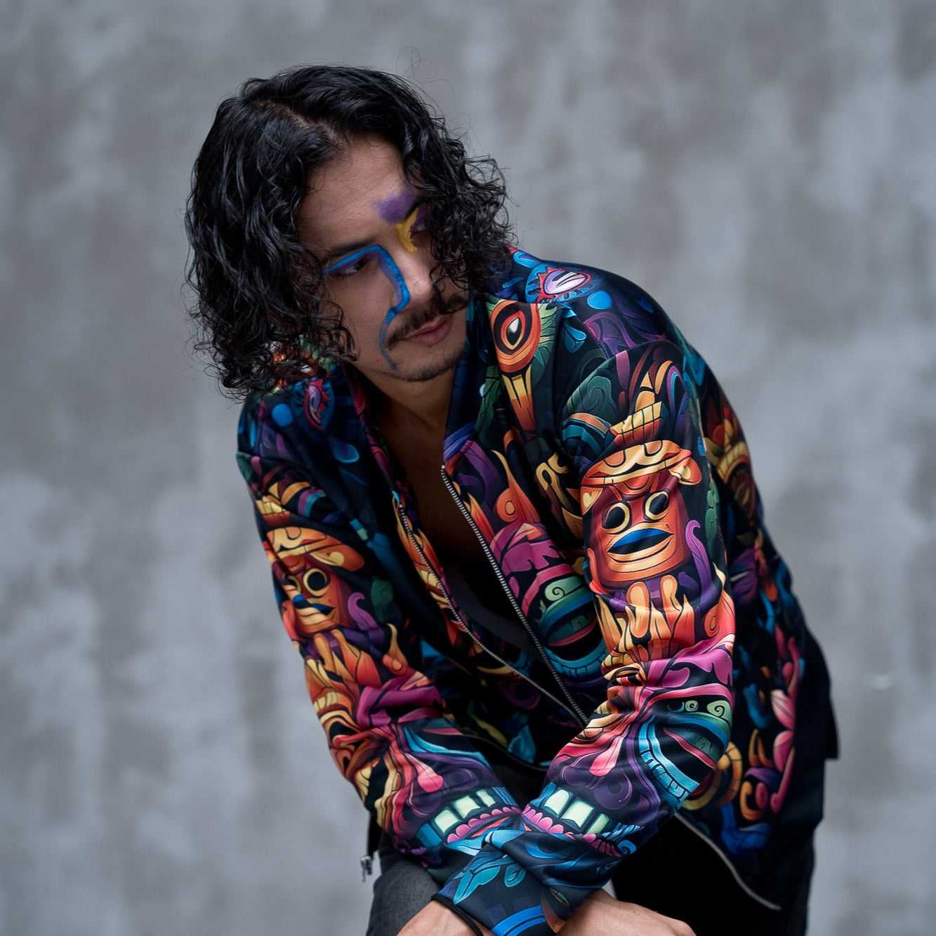 AZTEC TRANCE  Unisex Bomber Jacket (D01)