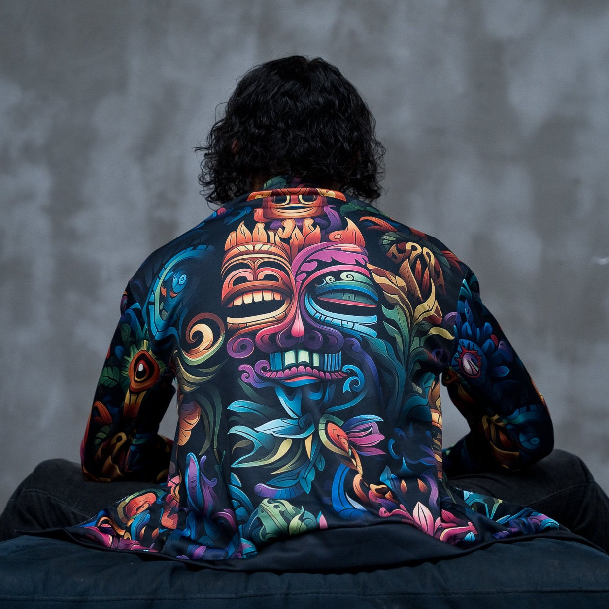 AZTEC TRANCE  Unisex Bomber Jacket (D01)