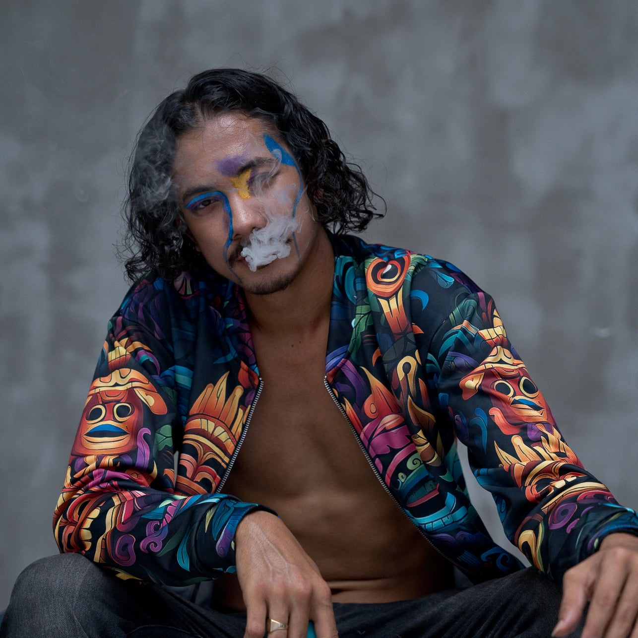AZTEC TRANCE  Unisex Bomber Jacket (D01)