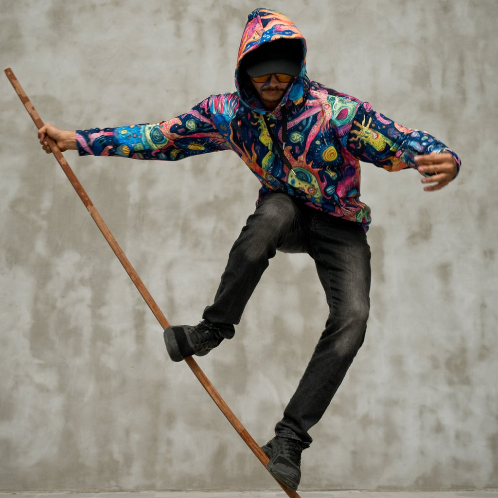 ACID COSMOS Unisex Pullover Hoodie (D09)