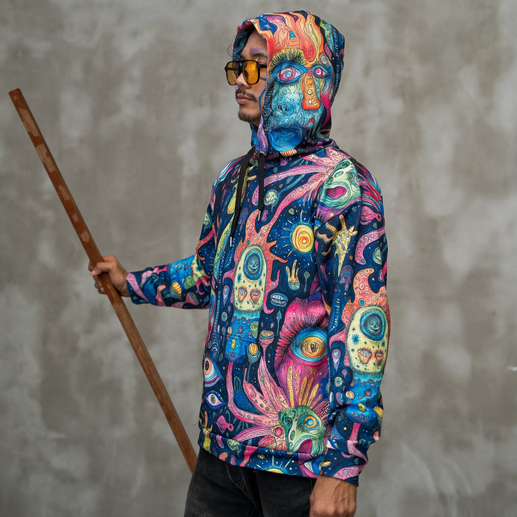 ACID COSMOS Unisex Pullover Hoodie (D09)