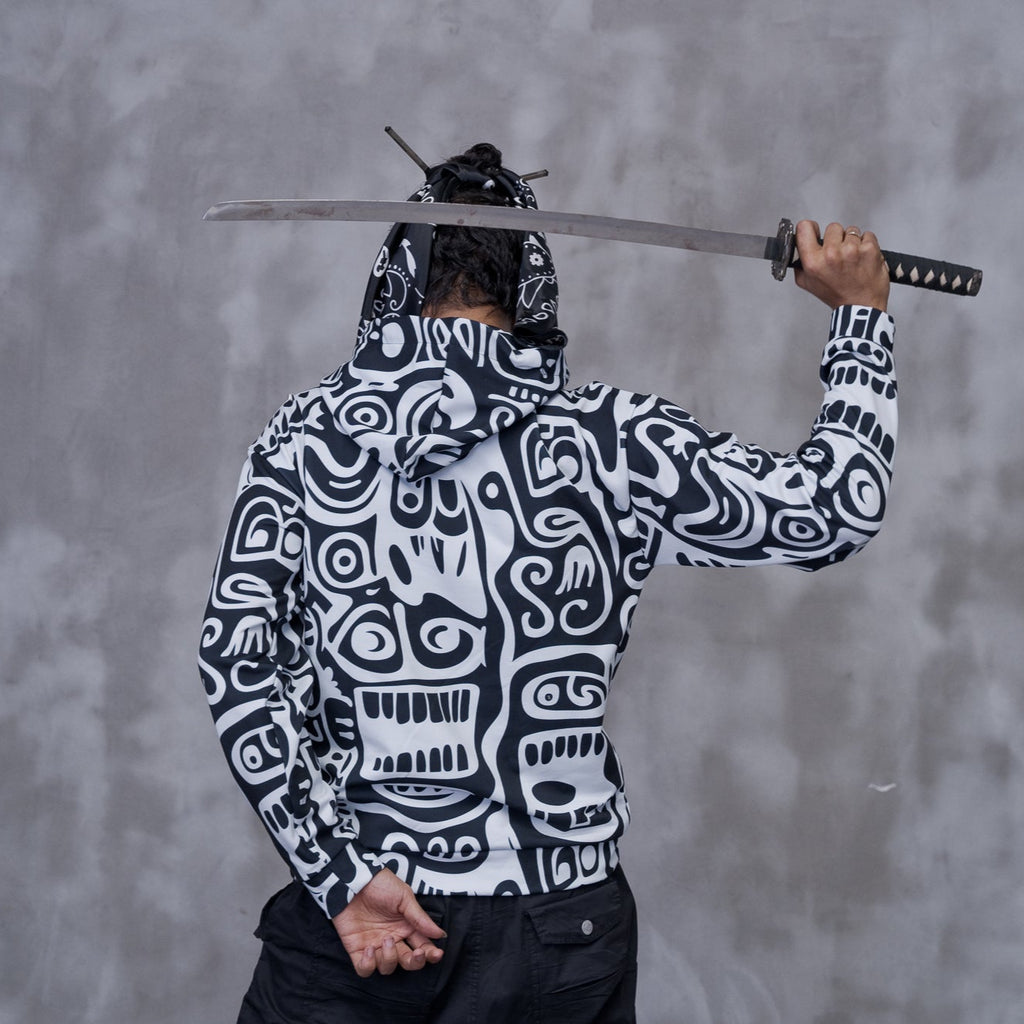 TOTEMIC VIBES (inverted) Unisex Pullover Hoodie (D05)