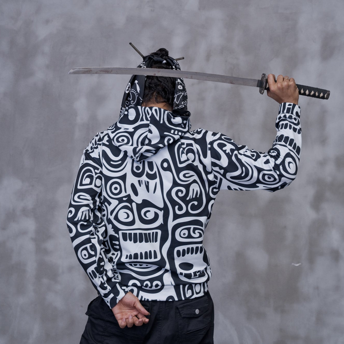 TOTEMIC VIBES (inverted) Unisex Pullover Hoodie (D05)