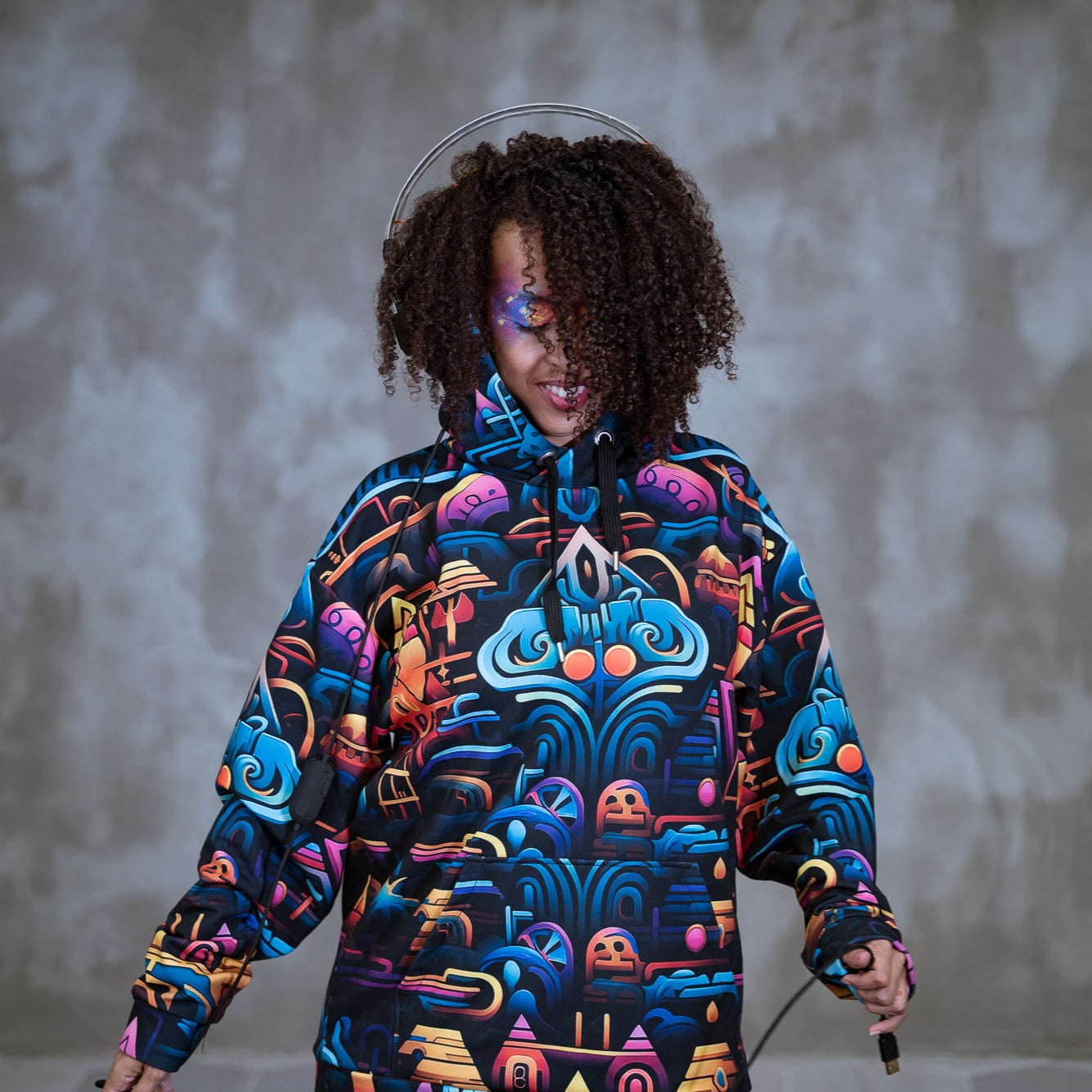 SACRED GEOMETRIP Unisex Pullover Hoodie (D02)