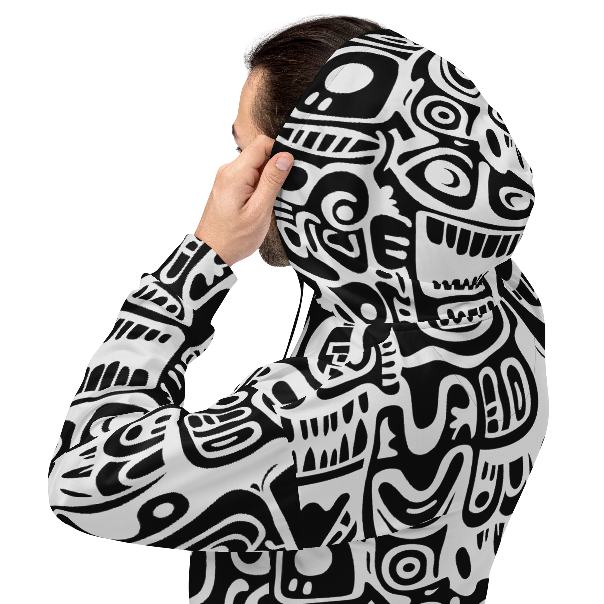 TOTEMIC VIBES (inverted) Unisex Pullover Hoodie (D05)