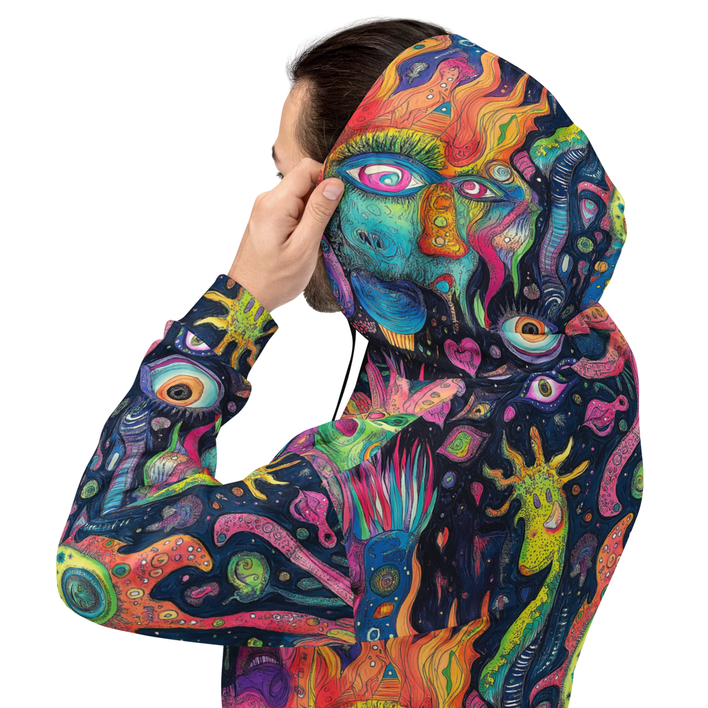 ACID COSMOS Unisex Pullover Hoodie (D09)