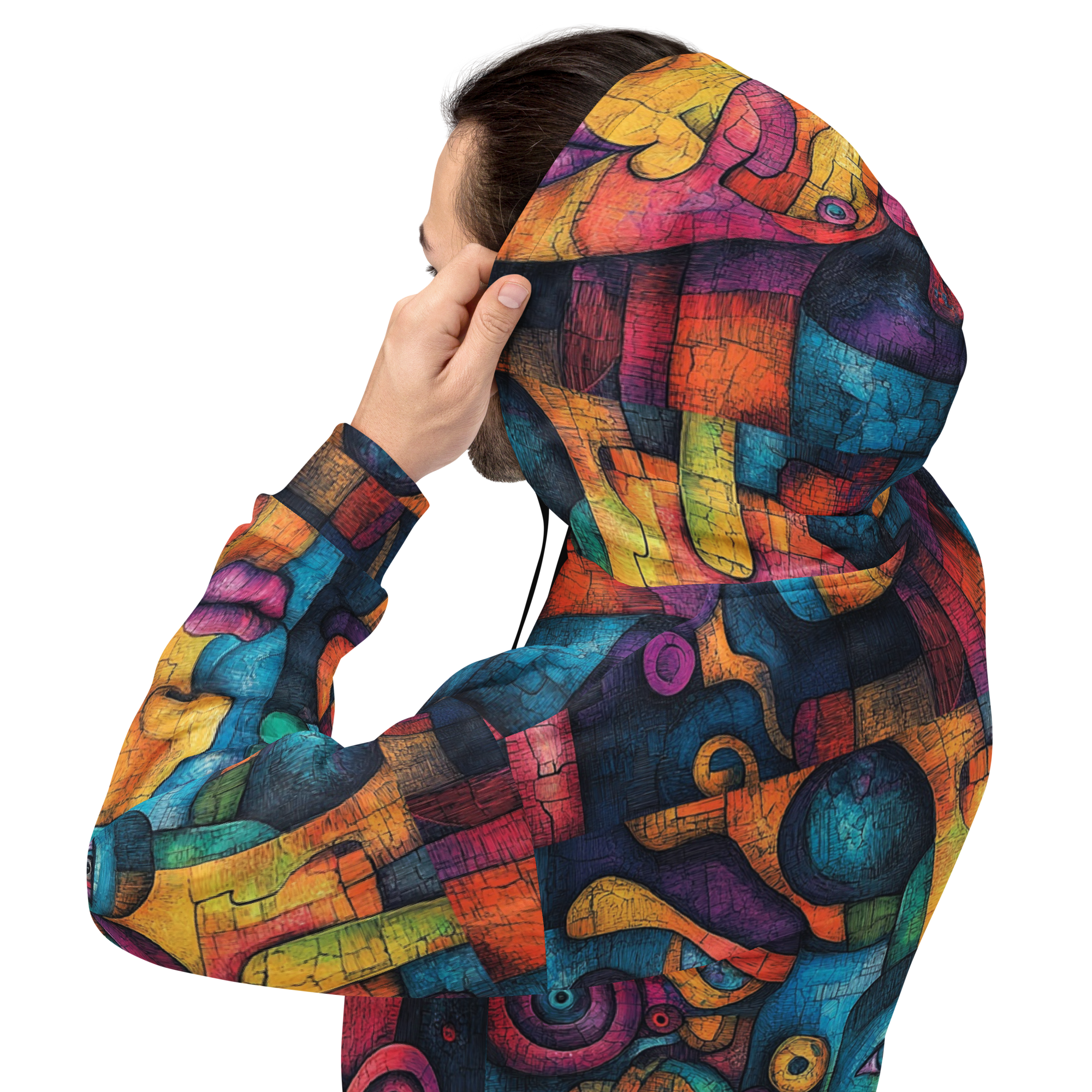 FEMME FRACTALE Unisex Pullover Hoodie (D08)