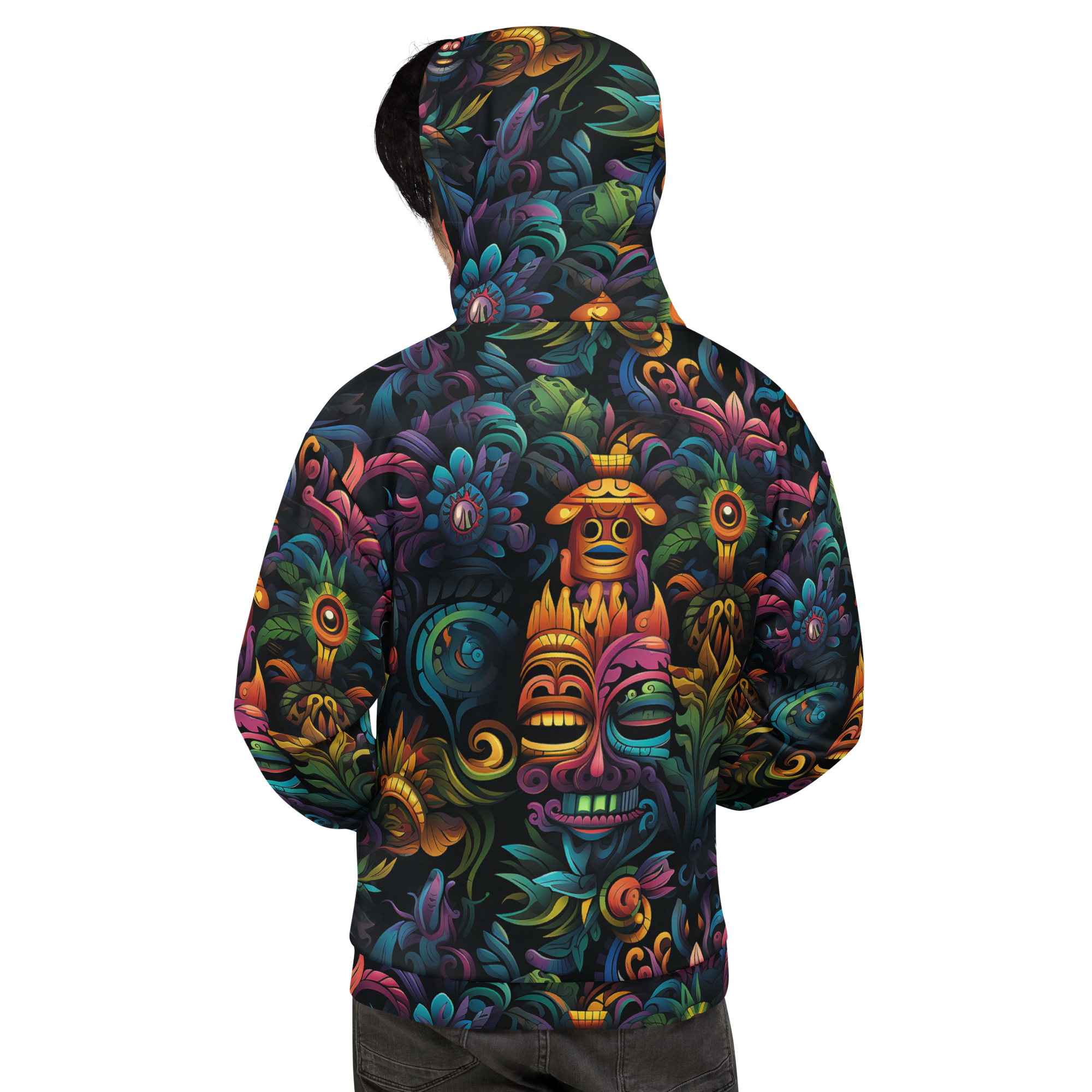 AZTEC TRANCE Unisex Pullover Hoodie (D01)