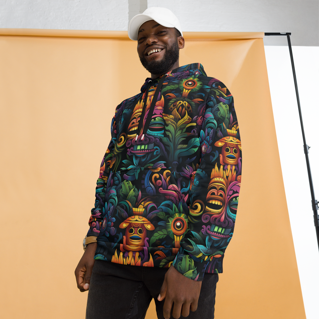 AZTEC TRANCE Unisex Pullover Hoodie (D01)