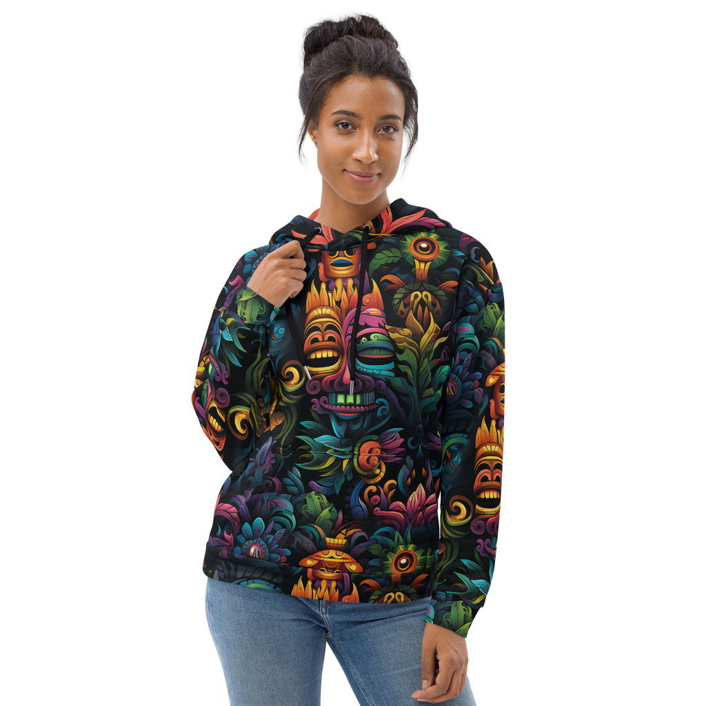 AZTEC TRANCE Unisex Pullover Hoodie (D01)