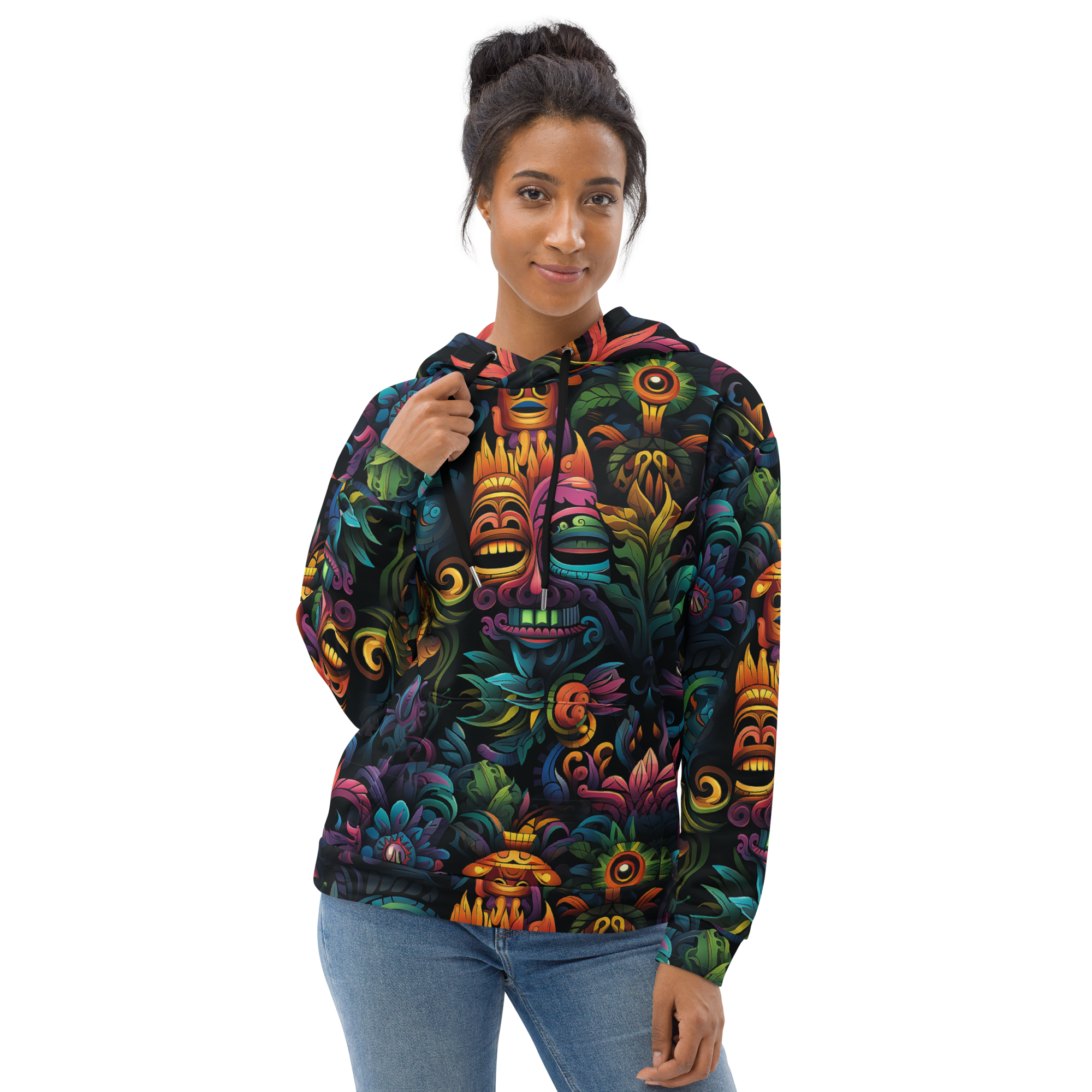 AZTEC TRANCE Unisex Pullover Hoodie (D01)