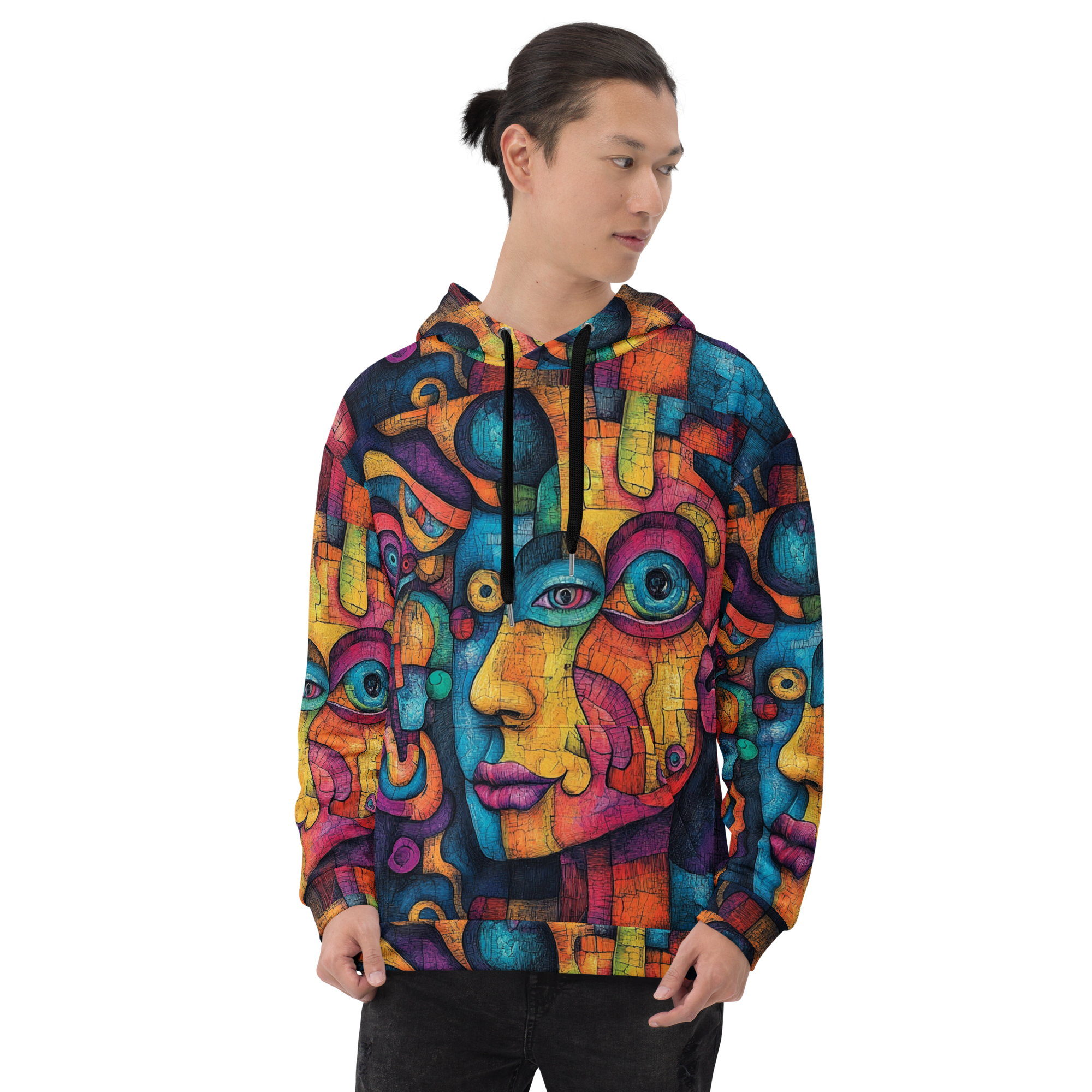 FEMME FRACTALE Unisex Pullover Hoodie (D08)