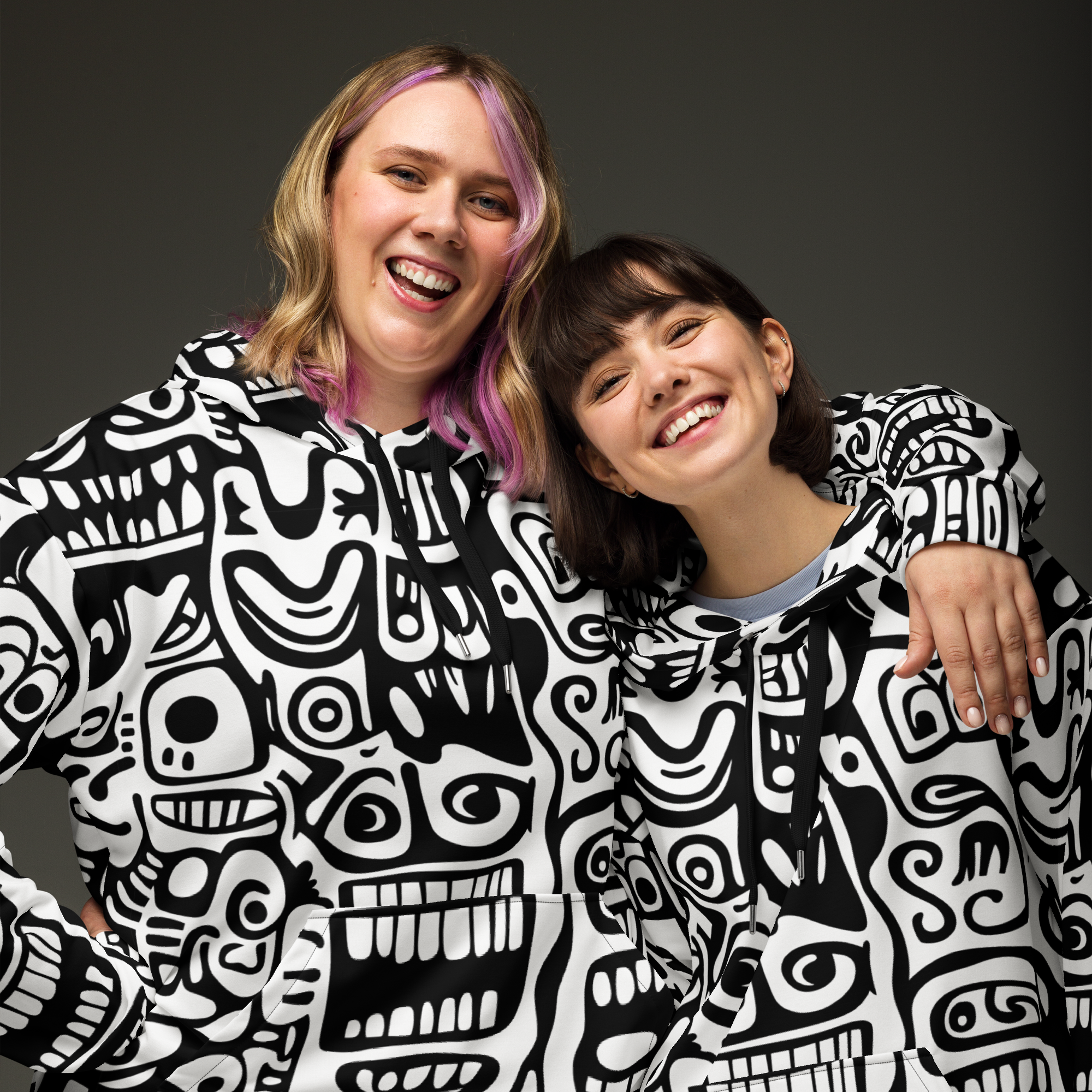 TOTEMIC VIBES Unisex Pullover Hoodie (D05)