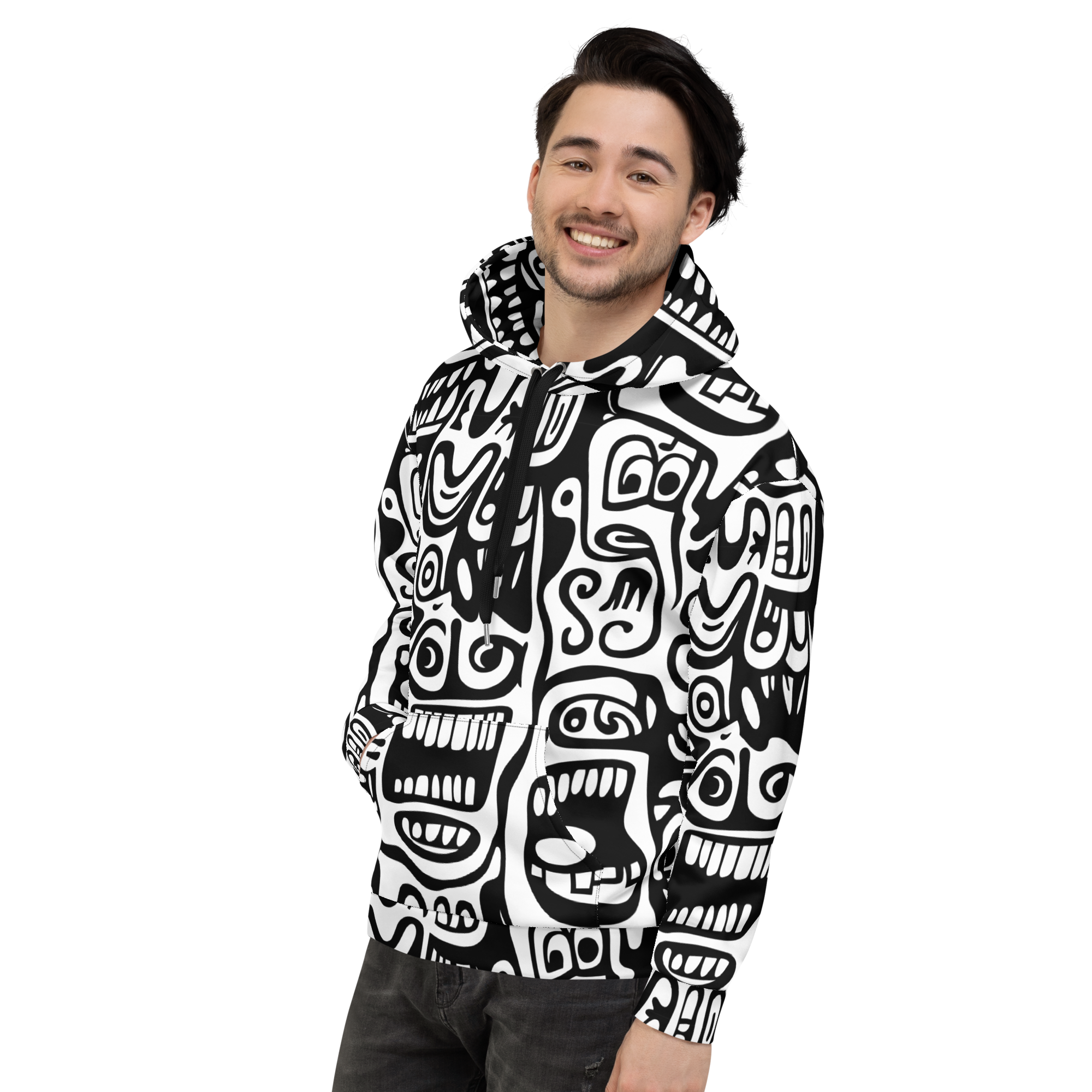 TOTEMIC VIBES Unisex Pullover Hoodie (D05)