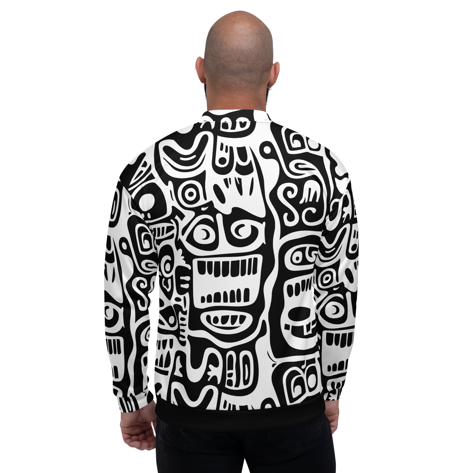 TOTEMI VIBES (inverted) Unisex Bomber Jacket (D05)