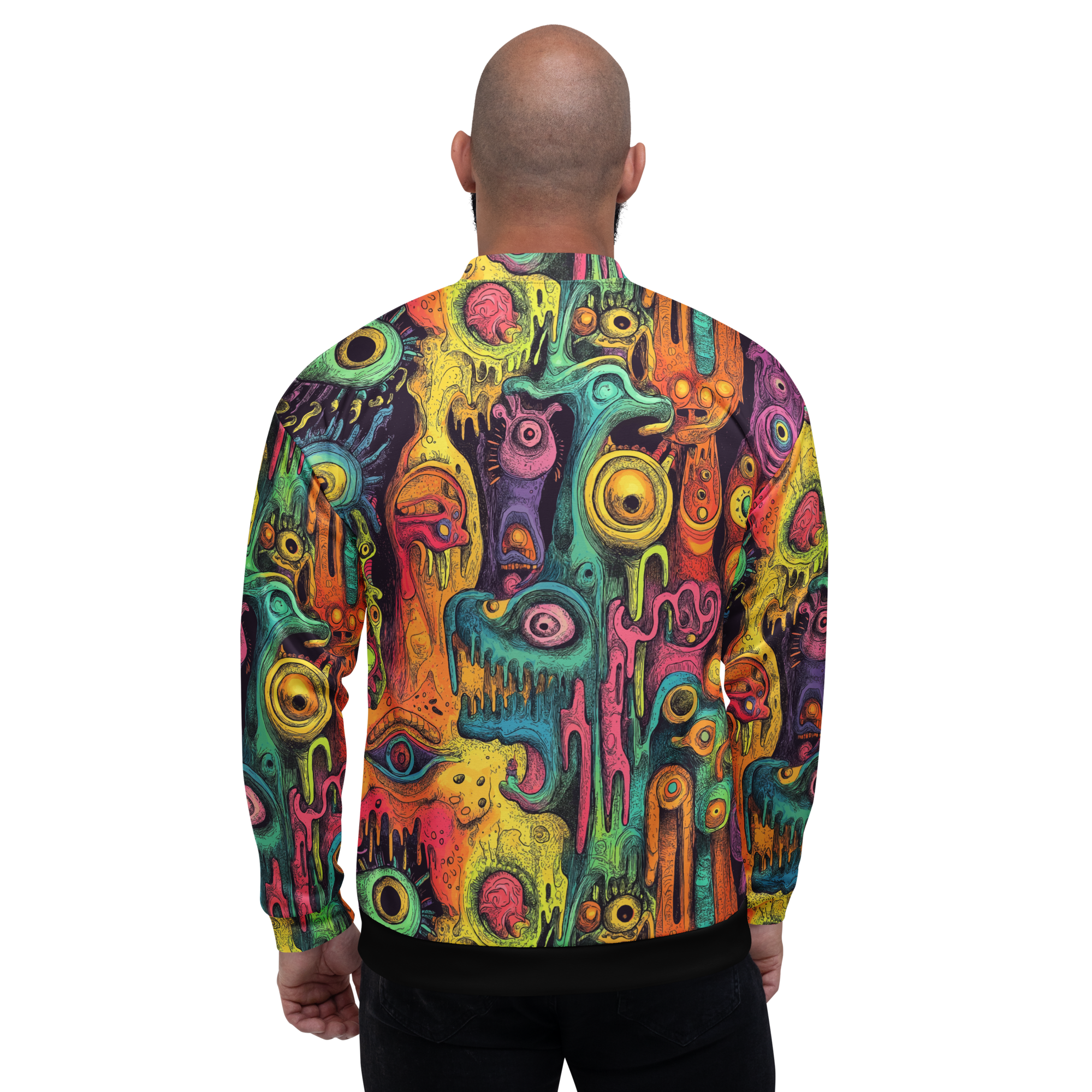 THIRD EYE DRIP Unisex Bomber Jacket (D04)
