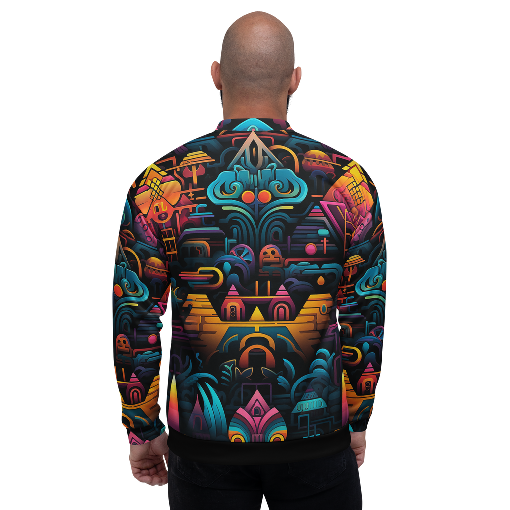 SACRED GEOMETRIP Unisex Bomber Jacket (D02)