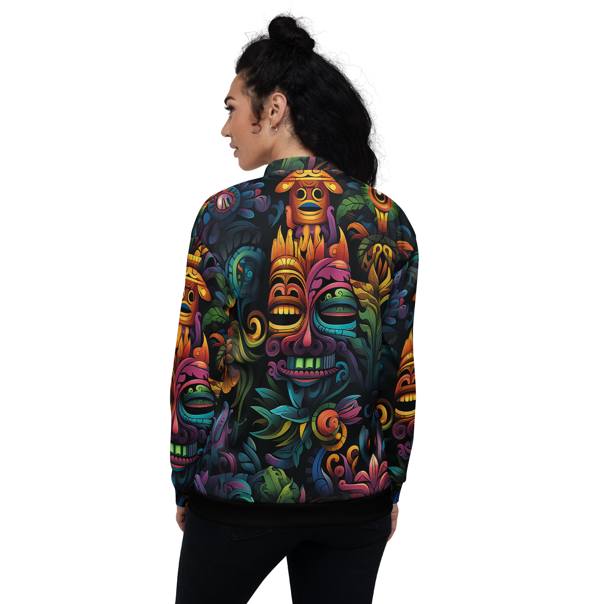 AZTEC TRANCE  Unisex Bomber Jacket (D01)