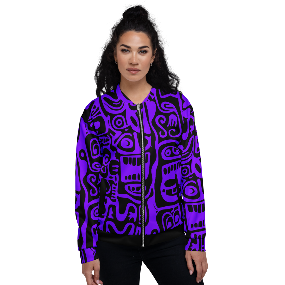 TOTEMIC VIBES VIOLET - special edition Unisex Bomber Jacket (D10)