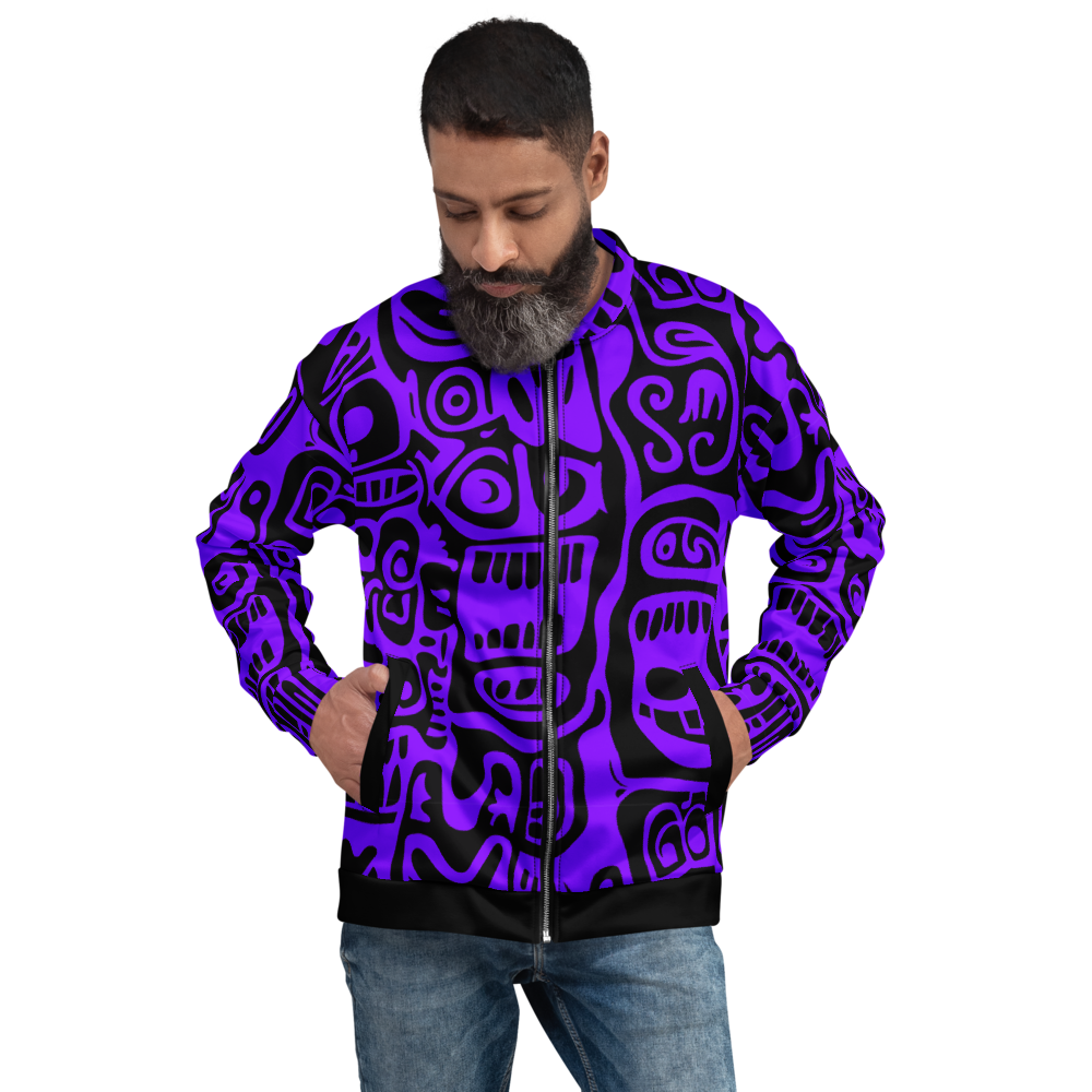 TOTEMIC VIBES VIOLET - special edition Unisex Bomber Jacket (D10)