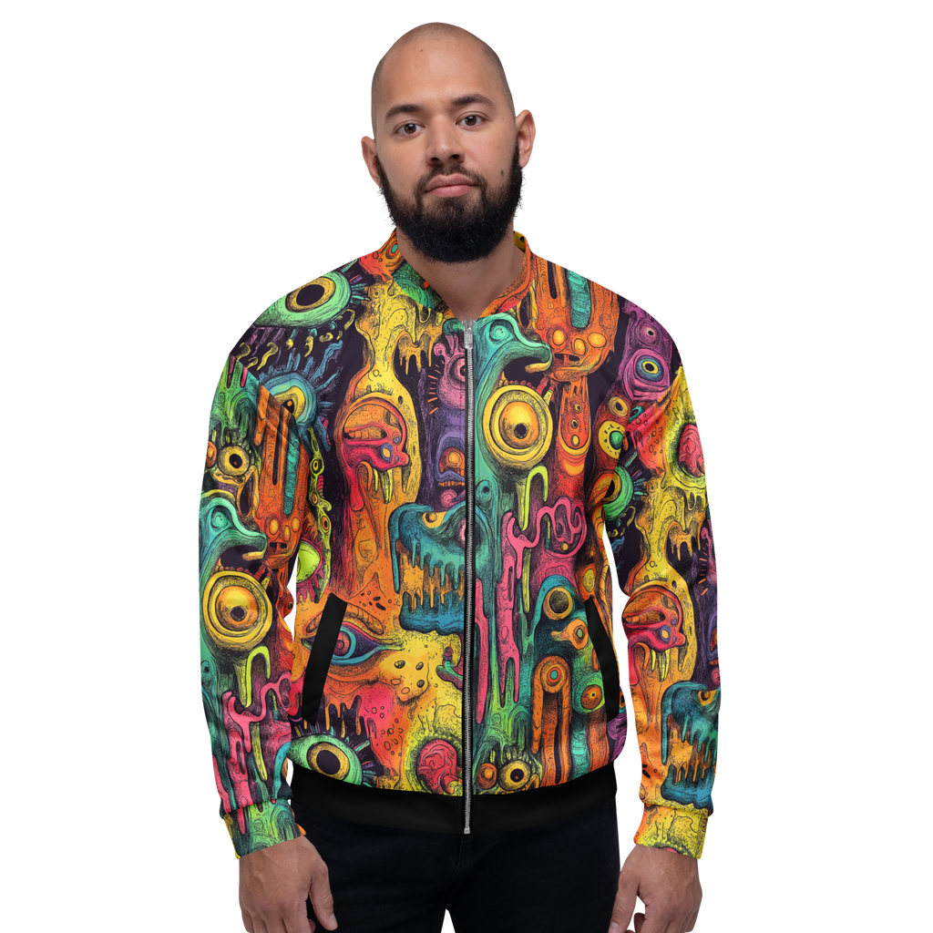 THIRD EYE DRIP Unisex Bomber Jacket (D04)