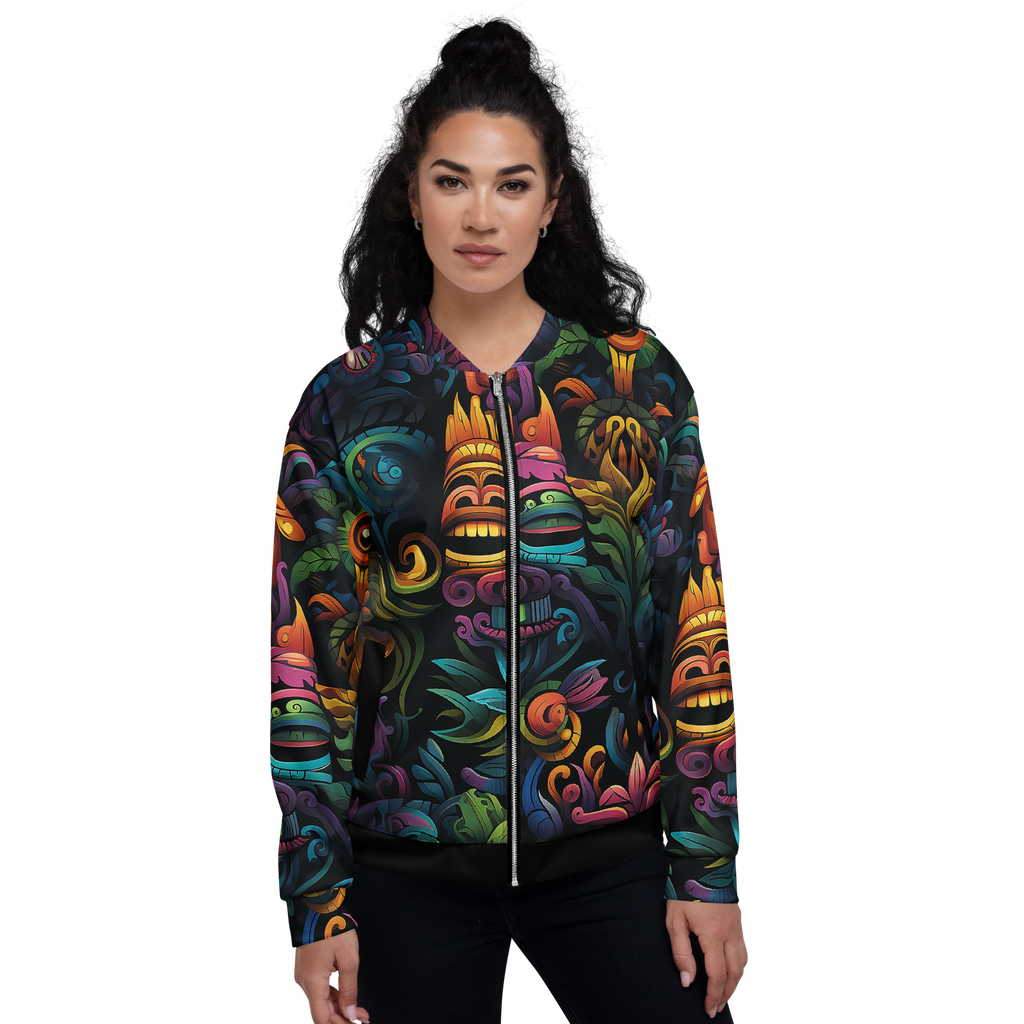 AZTEC TRANCE  Unisex Bomber Jacket (D01)