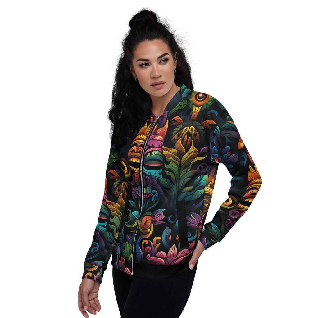 AZTEC TRANCE  Unisex Bomber Jacket (D01)