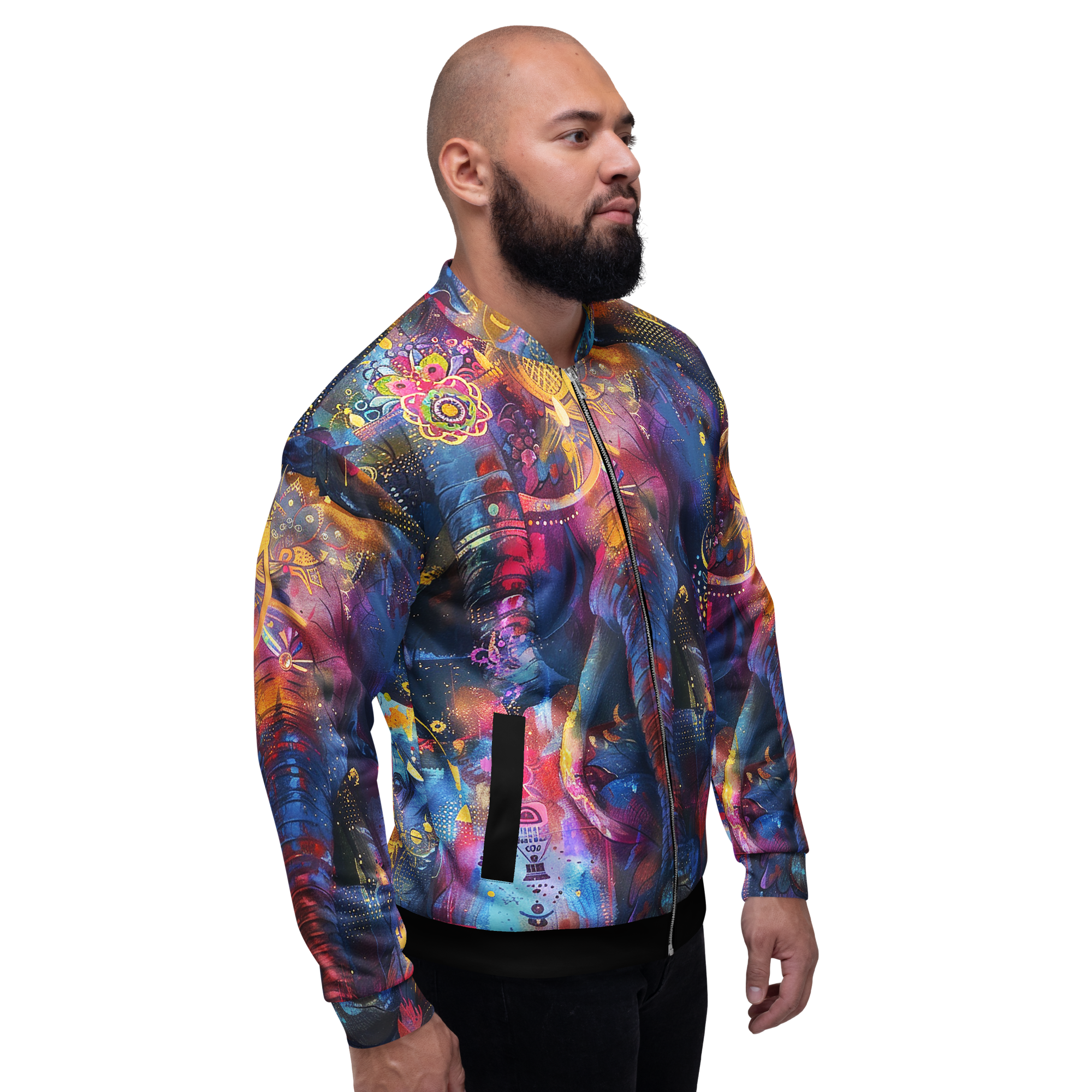 SACRED TUSK DREAM Unisex Bomber Jacket (D06)