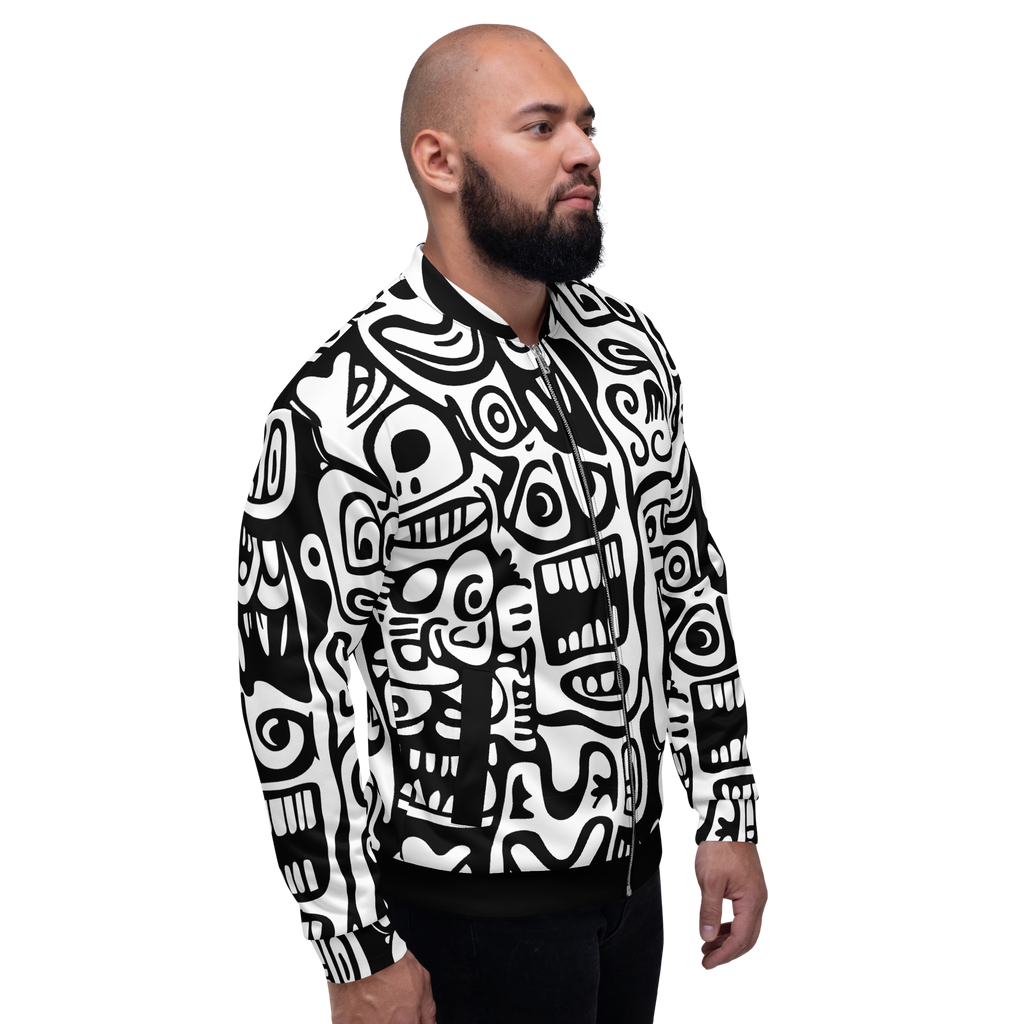 TOTEMIC VIBES Unisex Bomber Jacket (D05)